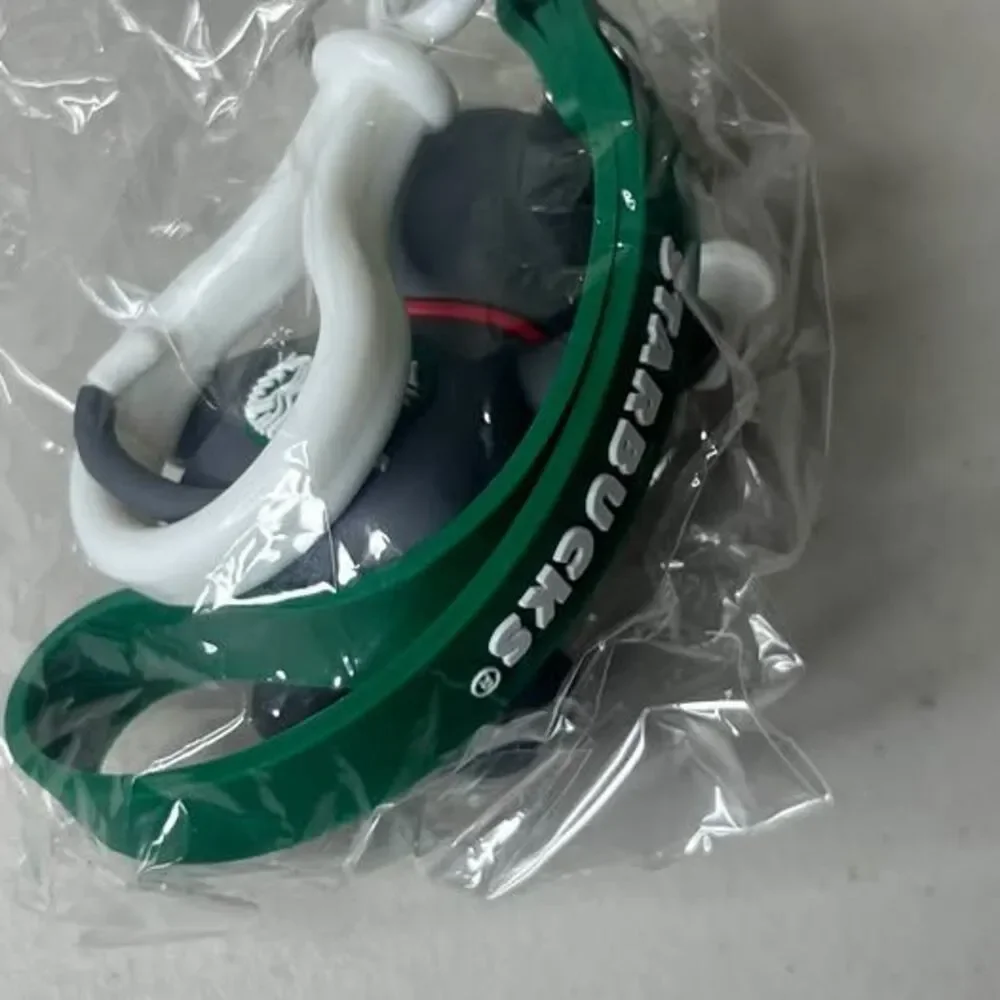 starbucks Mexico Barista Cat Keychain Bag Charm Key Ring  Collectible